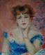 Portrait der Jeanne Samary - Serge Bego - Acryl auf Leinwand - Frauen - Portrait der Jeanne Samary - Serge Bego - Acryl auf Leinwand - Frauen -