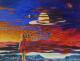 Good Night - Rolf Lieser - Ãl auf Leinwand - Abend - Figuration Good Night - Rolf Lieser - Ãl auf Leinwand - Abend - Figuration