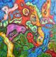 Alpdruck - Herbert Anton Fuler - Acryl auf Leinwand - - Symbolismus Alpdruck - Herbert Anton Fuler - Acryl auf Leinwand - - Symbolismus