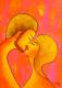 Nur die Liebe zählt - Ira Batt - Ãl auf Leinwand - Gesichter - Figuration-Gegenständlich Nur die Liebe zählt - Ira Batt - Ãl auf Leinwand - Gesichter - Figuration-Gegenständlich