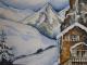 Winterhütte 2 - Helen Lang - Aquarell auf Papier - Berge-Schnee - Winterhütte 2 - Helen Lang - Aquarell auf Papier - Berge-Schnee -