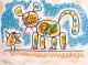 Zitronenkatze 1 - Markus Johne - Ãl auf Leinwand - Katzen - Naiv Zitronenkatze 1 - Markus Johne - Ãl auf Leinwand - Katzen - Naiv