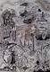 Das Erwachen - Arkadi Gavrilov - Tinte-Tusche auf Papier - Abstrakt - Das Erwachen - Arkadi Gavrilov - Tinte-Tusche auf Papier - Abstrakt -