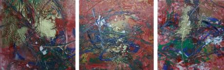 Rot - Triptychon - Helene + Mario Wohlfahrt - Array auf Array - Array - Array Rot - Triptychon - Helene + Mario Wohlfahrt - Array auf Array - Array - Array