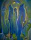 Engel der Nacht - Helene Hohmann - Acryl auf Leinwand - Mystik - Symbolismus Engel der Nacht - Helene Hohmann - Acryl auf Leinwand - Mystik - Symbolismus