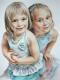 Portrait in Pastell,2 Personen - Olga Sarabarina - Pastell auf Papier - Portrait - Realismus Portrait in Pastell,2 Personen - Olga Sarabarina - Pastell auf Papier - Portrait - Realismus