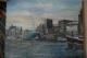 Hamburg Landungsbrücken - Peter Rabe - Ãl auf Leinwand - - Hamburg Landungsbrücken - Peter Rabe - Ãl auf Leinwand - -