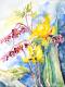 Tränendes Herz mit Tulpen - Barbara Pommerenke - Aquarell auf Papier - Blumen-Stillleben-Frühling - Gegenständlich-Realismus Tränendes Herz mit Tulpen - Barbara Pommerenke - Aquarell auf Papier - Blumen-Stillleben-Frühling - Gegenständlich-Realismus