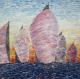 Segel 6 - Alexander Majer - Acryl auf Leinwand - Abstrakt-Meer-See - Segel 6 - Alexander Majer - Acryl auf Leinwand - Abstrakt-Meer-See -