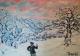 Winter im Naturparadies Kaufunger Wald I - Bodhi Bharta - Acryl-Ãl auf Leinwand - - Winter im Naturparadies Kaufunger Wald I - Bodhi Bharta - Acryl-Ãl auf Leinwand - -