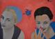 ´ Fussili, das kleine Monster ´ - Chris KSpricker - Acryl auf Leinwand - Fantastisch-Gesichter - ´ Fussili, das kleine Monster ´ - Chris KSpricker - Acryl auf Leinwand - Fantastisch-Gesichter -