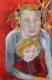 Lesestunde - Daniela Neumann - Ãl auf Leinwand - Frauen-Kinder - Impressionismus Lesestunde - Daniela Neumann - Ãl auf Leinwand - Frauen-Kinder - Impressionismus