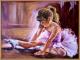 BALLERINA - Monika Luniak - Ãl auf Leinwand - Menschen - Figuration-Klassisch BALLERINA - Monika Luniak - Ãl auf Leinwand - Menschen - Figuration-Klassisch