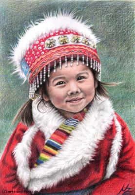 Tibetan Girl - Nicole Zeug - Array auf - Array - Tibetan Girl - Nicole Zeug - Array auf - Array -