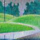 Regen - Arthur Wyss - Acryl auf - Wald-Wiese-Regen - Gegenständlich Regen - Arthur Wyss - Acryl auf - Wald-Wiese-Regen - Gegenständlich