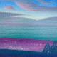 Abend violett/grün - Arthur Wyss - Acryl auf - Himmel-Abend - Abend violett/grün - Arthur Wyss - Acryl auf - Himmel-Abend -