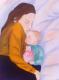 Mutter und Kind - Ulrike Engel - Ãl auf Leinwand - Menschen - Expressionismus Mutter und Kind - Ulrike Engel - Ãl auf Leinwand - Menschen - Expressionismus