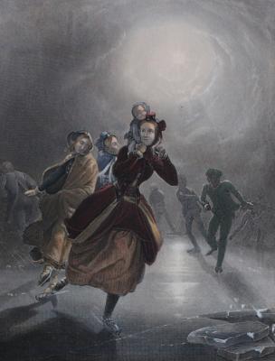 Schlittschuhläuferin - Wolfgang Deike STICHE.biz - Array auf  - Array - 