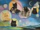 cats in bubbles - Katja Humbs - Acryl auf Leinwand - Fantastisch-Katzen-Berge-Himmel-Meer-See - Surrealismus cats in bubbles - Katja Humbs - Acryl auf Leinwand - Fantastisch-Katzen-Berge-Himmel-Meer-See - Surrealismus