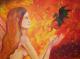 Elfe und Drache - Katja Humbs - Acryl auf Leinwand - Fantastisch-Mystik-Feuer - Elfe und Drache - Katja Humbs - Acryl auf Leinwand - Fantastisch-Mystik-Feuer -