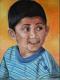 Kumanan - Katja Humbs - Aquarell-Mischtechnik-Pastell auf Papier - Gesichter-Kinder - Kumanan - Katja Humbs - Aquarell-Mischtechnik-Pastell auf Papier - Gesichter-Kinder -