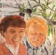 Thomas und Marietta - Daniela Neumann - Ãl auf Leinwand - Frauen-Gesichter-Männer - Realismus Thomas und Marietta - Daniela Neumann - Ãl auf Leinwand - Frauen-Gesichter-Männer - Realismus