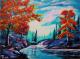Ufertraum - MaLo, Mario Lorenz - Acryl auf Leinwand - Fantastisch-Bach-Wald-Herbst - Ufertraum - MaLo, Mario Lorenz - Acryl auf Leinwand - Fantastisch-Bach-Wald-Herbst -