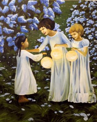 Mädchen mit Lampions - Franziska Gramm K.Meleon - Array auf Array - Array - Array Mädchen mit Lampions - Franziska Gramm K.Meleon - Array auf Array - Array - Array