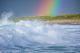 Welle mit Regenbogen - Farbschatten Fotografie - auf - Küste-Himmel-Meer-Wolken - Welle mit Regenbogen - Farbschatten Fotografie - auf - Küste-Himmel-Meer-Wolken -
