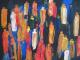 Menschen - Brigitte Gieroska - Acryl auf Leinwand - Abstrakt - Menschen - Brigitte Gieroska - Acryl auf Leinwand - Abstrakt -