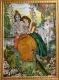 Krishna und Radha - Kati Schuster - auf Leichtstoffplatte - Frauen-Männer-Mystik-Tiere-Wasser-Wiese - Klassisch Krishna und Radha - Kati Schuster - auf Leichtstoffplatte - Frauen-Männer-Mystik-Tiere-Wasser-Wiese - Klassisch