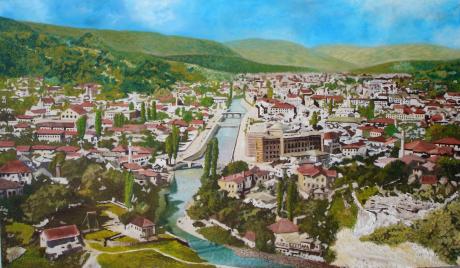 Panorama von Sarajevo - Admir Gabela - Array auf Array - - Panorama von Sarajevo - Admir Gabela - Array auf Array - -