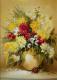 Blumen in Vase - Admir Gabela - Ãl auf - - Blumen in Vase - Admir Gabela - Ãl auf - -