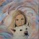 Makita - Beatrice Gugliotta - Ãl auf Leinwand - Fantastisch-Frauen-Hunde - Makita - Beatrice Gugliotta - Ãl auf Leinwand - Fantastisch-Frauen-Hunde -