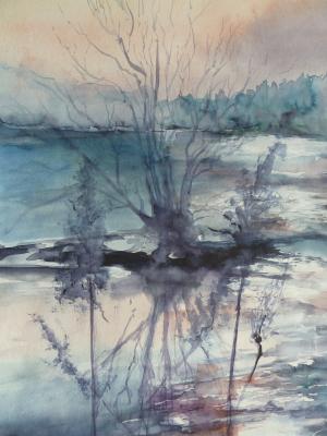 eisiger Fluß - Roswitha Kallfaß - Array auf - Array - eisiger Fluß - Roswitha Kallfaß - Array auf - Array -