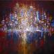 Lichter einer Stadt - Christoph Wieloch - auf Leinwand - - Lichter einer Stadt - Christoph Wieloch - auf Leinwand - -