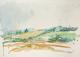 In der Altmark bei Dambeck - Wolfgang Wähnelt - Aquarell auf Karton - Landwirtschaft-Himmel-Wiese - In der Altmark bei Dambeck - Wolfgang Wähnelt - Aquarell auf Karton - Landwirtschaft-Himmel-Wiese -