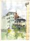 Salzburg Nonnberg 2 - Stephan Trauner - Aquarell-Mischtechnik auf Papier - Stadtansichten - Salzburg Nonnberg 2 - Stephan Trauner - Aquarell-Mischtechnik auf Papier - Stadtansichten -
