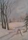 ---Winterlandschaft - Elisabeth Willner - Acryl auf Leinwand - Berge - Naturalismus ---Winterlandschaft - Elisabeth Willner - Acryl auf Leinwand - Berge - Naturalismus