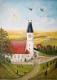 ---Kirche auf dem Land - Elisabeth Willner - Ãl auf Leinwand - Religion - Naturalismus ---Kirche auf dem Land - Elisabeth Willner - Ãl auf Leinwand - Religion - Naturalismus