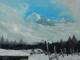 Hohe Munde II - Manfred Neuner - Ãl auf Leinwand - Berge-Schnee-Wolken-Winter-Nebel - Impressionismus Hohe Munde II - Manfred Neuner - Ãl auf Leinwand - Berge-Schnee-Wolken-Winter-Nebel - Impressionismus