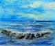 Möwenfelsen - Angelika Piribauer - Acryl auf Leinwand - - Gegenständlich Möwenfelsen - Angelika Piribauer - Acryl auf Leinwand - - Gegenständlich