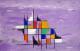 Schiff auf dem Meer - Klaus Thurner - Acryl auf Karton - Abstrakt - Abstrakt Schiff auf dem Meer - Klaus Thurner - Acryl auf Karton - Abstrakt - Abstrakt