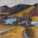 Bernau Hof im Herbst - Josef Heinzler - Thomas Knab - Ãl auf Leinwand - Reisen-Bäume-Berge-Wald-Herbst - Impressionismus Bernau Hof im Herbst - Josef Heinzler - Thomas Knab - Ãl auf Leinwand - Reisen-Bäume-Berge-Wald-Herbst - Impressionismus