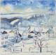 Wutöschingen im Winter - Josef Heinzler - Thomas Knab - Ãl auf Leinwand - Reisen-Schnee-Wald-Wiese-Winter - Impressionismus Wutöschingen im Winter - Josef Heinzler - Thomas Knab - Ãl auf Leinwand - Reisen-Schnee-Wald-Wiese-Winter - Impressionismus