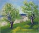 Degernau im Frühling - Josef Heinzler - Thomas Knab - Ãl auf Leinwand - Reisen-Bäume-Wald-Wiese-Frühling - Impressionismus Degernau im Frühling - Josef Heinzler - Thomas Knab - Ãl auf Leinwand - Reisen-Bäume-Wald-Wiese-Frühling - Impressionismus
