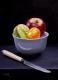 Obstschüssel und Messer - Dietrich Moravec - Ãl auf Holz - Stillleben - Fotorealismus Obstschüssel und Messer - Dietrich Moravec - Ãl auf Holz - Stillleben - Fotorealismus