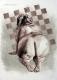 Schach - Peter Beissert - Pastell auf Papier - weiblich - Figuration Schach - Peter Beissert - Pastell auf Papier - weiblich - Figuration