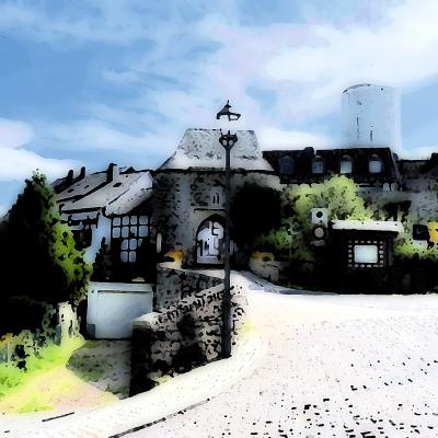 Burgort Reifferscheid - Matthiastor - Arno Schmitt - Array auf - Array - Burgort Reifferscheid - Matthiastor - Arno Schmitt - Array auf - Array -