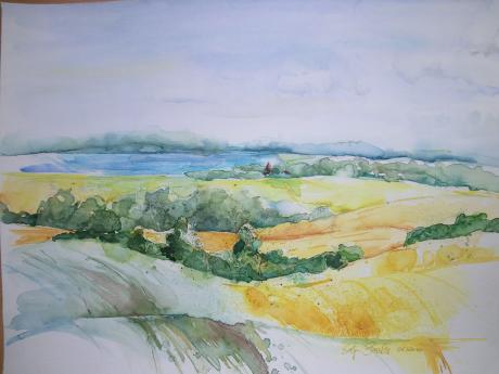 Neddesitzer Kreidebruch Blick auf Bobbin - Evelyn Brosche - Array auf - Array - Neddesitzer Kreidebruch Blick auf Bobbin - Evelyn Brosche - Array auf - Array -